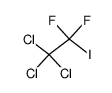 1,1,1-trichloro-2,2-difluoro-2-iodo-ethane结构式