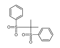 2-(benzenesulfonyl)propan-2-ylsulfonylbenzene结构式