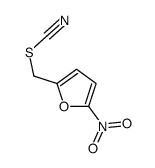 (5-Nitro-2-furanyl)methyl thiocyanate结构式