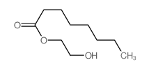 2-hydroxyethyl octanoate Structure