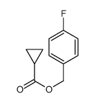 (4-fluorophenyl)methyl cyclopropanecarboxylate Structure