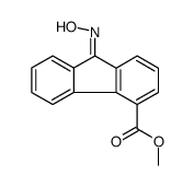 methyl 9-(hydroxyimino)-9H-fluorene-4-carboxylate Structure