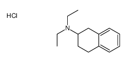 N,N-diethyl-1,2,3,4-tetrahydronaphthalen-2-amine,hydrochloride结构式