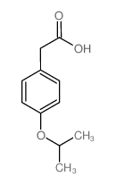 4-(1-METHYLETHOXY)-BENZENEACETIC ACID Structure