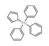 1H-Pyrrole, 1- (triphenylplumbyl)- Structure