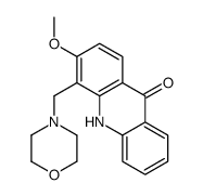 3-Methoxy-4-(morpholinomethyl)-9(10H)-acridone structure