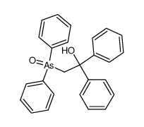 (2-Hydroxy-2,2-diphenylethyl)diphenylarsanoxid Structure