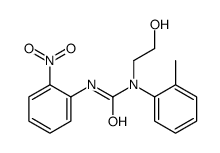 1-(2-hydroxyethyl)-1-(2-methylphenyl)-3-(2-nitrophenyl)urea Structure