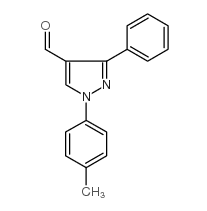 3-phenyl-1-p-tolyl-1h-pyrazole-4-carbaldehyde结构式