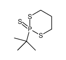 2-tert-butyl-2-sulfanylidene-1,3,2λ5-dithiaphosphinane结构式