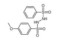 N'-(benzenesulfonyl)-4-methoxybenzenesulfonohydrazide Structure