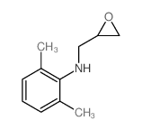 2,6-dimethyl-N-(oxiran-2-ylmethyl)aniline结构式