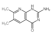 Pyrido[2,3-d]pyrimidin-4(3H)-one, 2-amino-6,7-dimethyl- structure