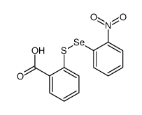 2-(2-nitrophenyl)selanylsulfanylbenzoic acid结构式