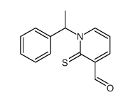 1-(1-phenylethyl)-2-sulfanylidenepyridine-3-carbaldehyde结构式