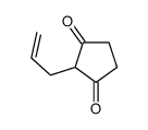 2-prop-2-enylcyclopentane-1,3-dione结构式