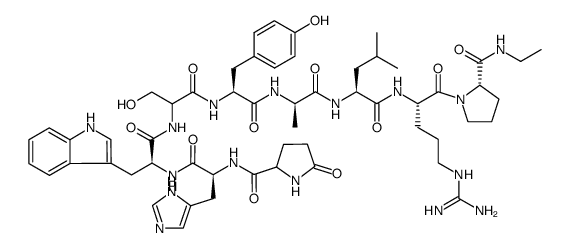 pyr-his-trp-ser-tyr-d-ala-leu-arg-pro-nhet图片