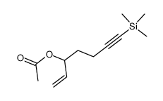 7-(trimethylsilyl)hept-1-en-6-yn-3-yl acetate Structure