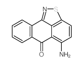 5-amino-6h-anthra[9,1-cd][1,2]thiazol-6-one Structure