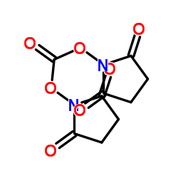 N,N'-二琥珀酰亚胺基碳酸酯结构式