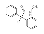 2-chloro-N-methyl-2,2-diphenyl-acetamide Structure