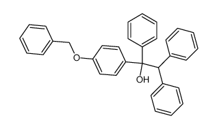 1-(4'-benzyloxyphenyl)-1,2,2-triphenylethanol结构式