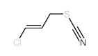 Thiocyanic acid, 3-chloro-2-propenyl ester structure