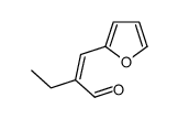 2-furfurylidene butyraldehyde Structure