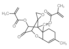 Trichothec-9-en-3-one,12,13-epoxy-4,15-bis[(2-methyl-1-oxo-2-propenyl)oxy]-, (4b)- (9CI) structure