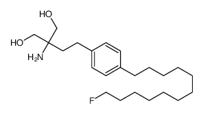 2-amino-2-[2-[4-(12-fluorododecyl)phenyl]ethyl]propane-1,3-diol Structure