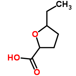 5-Ethyltetrahydro-2-furancarboxylic acid Structure