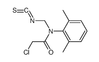 N-(2,6-Dimethylphenyl),N-isothiocyanatomethyl chloroacetamide Structure