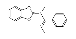 N1,N2-dimethyl-N1-2-(4,5-benzo-1,3,2-dioxaphospholanyl)benzamidine结构式