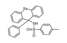 4-methyl-N-(9-phenylselenoxanthen-9-yl)benzenesulfonamide Structure