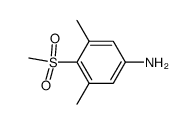 4-methanesulfonyl-3,5-dimethyl-aniline结构式