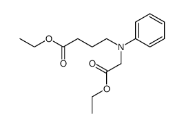 4-(N-ethoxycarbonylmethyl-anilino)-butyric acid ethyl ester Structure