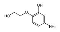 5-amino-2-(2-hydroxyethoxy)phenol Structure