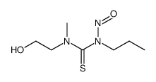 3-(2-hydroxyethyl)-3-methyl-1-propyl-1-nitrosothiourea Structure