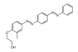 2-[2-methyl-4-[(4-phenyldiazenylphenyl)diazenyl]phenoxy]ethanol Structure