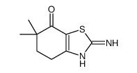 2-amino-6,6-dimethyl-4,5-dihydro-1,3-benzothiazol-7-one结构式