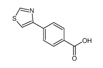 4-(噻唑-4-基)苯甲酸结构式