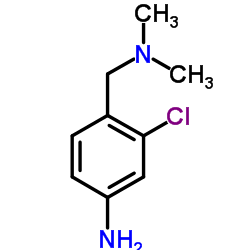 3-Chloro-4-[(dimethylamino)methyl]aniline Structure