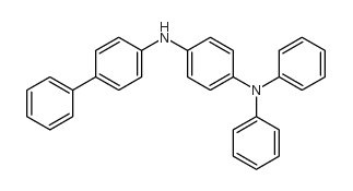 N-联苯-4-基-N",N"-二苯苯-1,4-二胺结构式