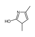 3,5-dimethyl-1,3-dihydropyrrol-2-one结构式