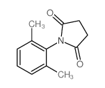 1-(2,6-dimethylphenyl)pyrrolidine-2,5-dione Structure