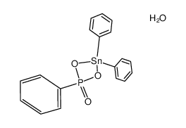 2,4,4-triphenyl-1,3,2,4-dioxaphosphastannetane 2-oxide hydrate结构式