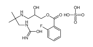 Flestolol Sulfate Structure