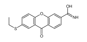 7-ethylsulfanyl-9-oxoxanthene-3-carboxamide Structure