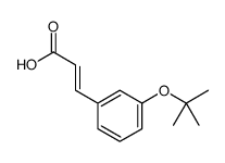 (3E)-3-(3-TERT-BUTOXY-PHENYL)-ACRYLIC ACID structure