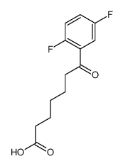 7-(2,5-Difluorophenyl)-7-oxoheptanoic acid Structure